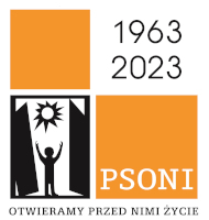 Logo jubileuszowe PSONI 60 lat